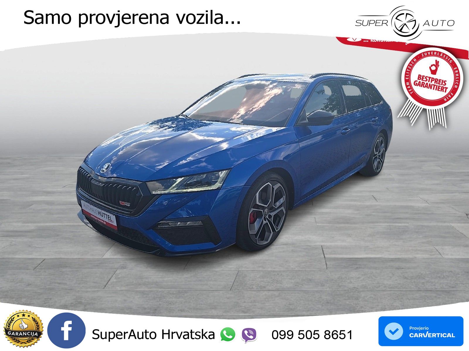 Škoda Octavia Combi RS 2.0 TDI (200 KS) 4x4 DSG MATRIX+GR SJED+KAM