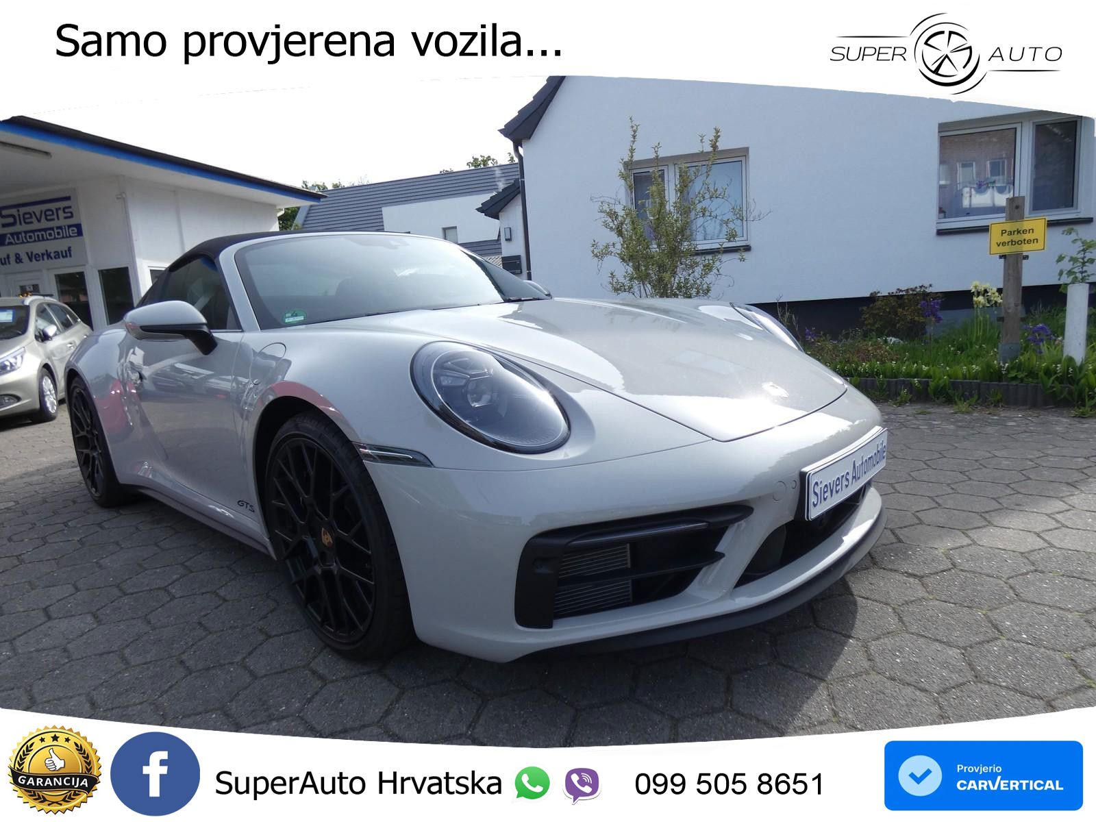 Porsche 911 Targa 4 GTS 3.0 (480 KS) PDK MATRIX+GR SJED+KAM