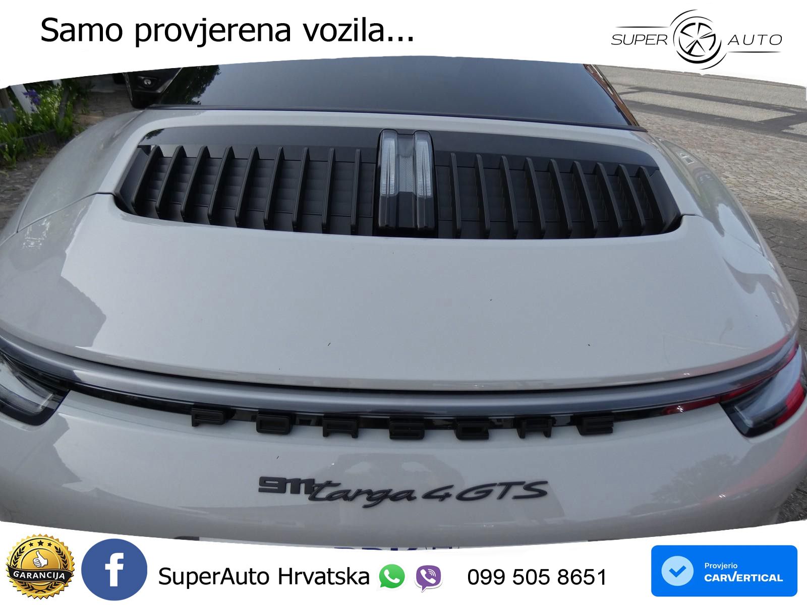 Porsche 911 Targa 4 GTS 3.0 (480 KS) PDK MATRIX+GR SJED+KAM