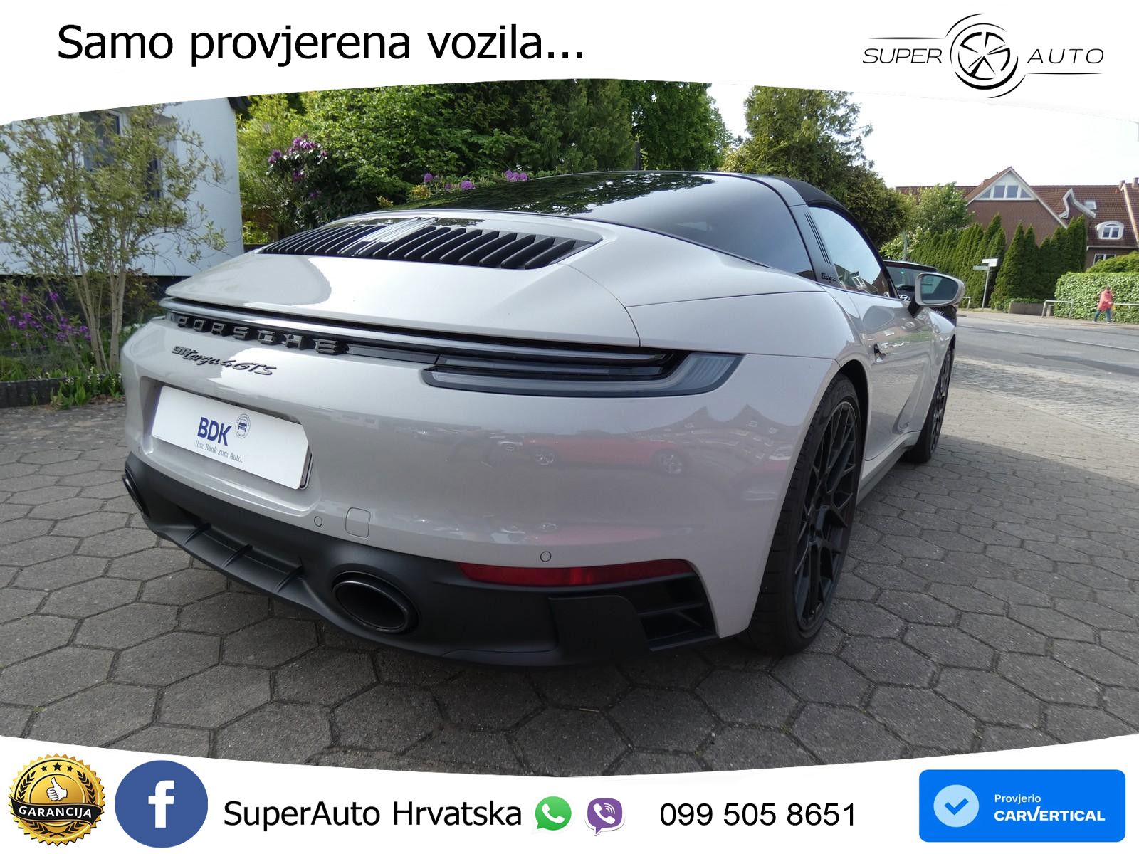 Porsche 911 Targa 4 GTS 3.0 (480 KS) PDK MATRIX+GR SJED+KAM