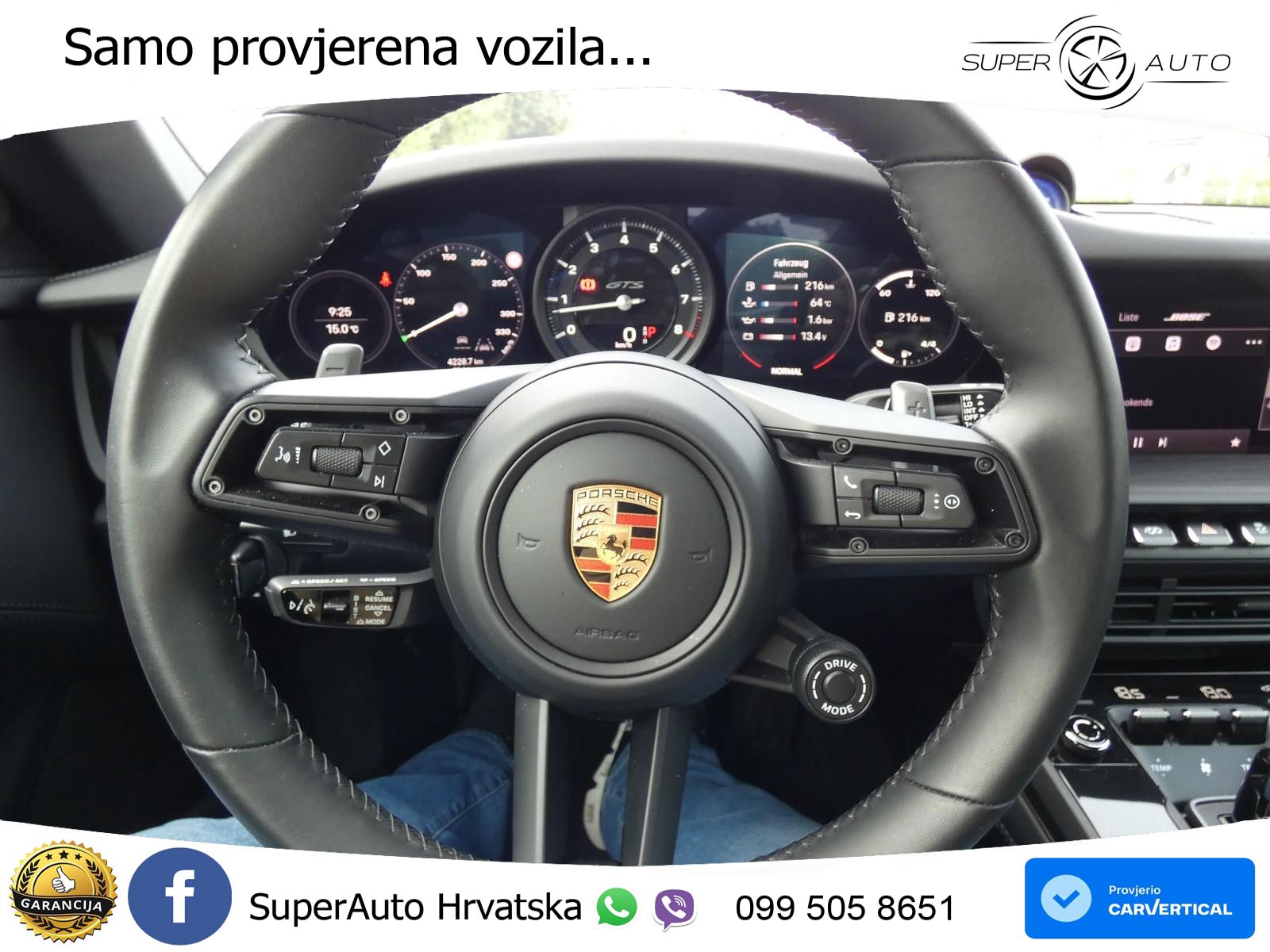 Porsche 911 Targa 4 GTS 3.0 (480 KS) PDK MATRIX+GR SJED+KAM