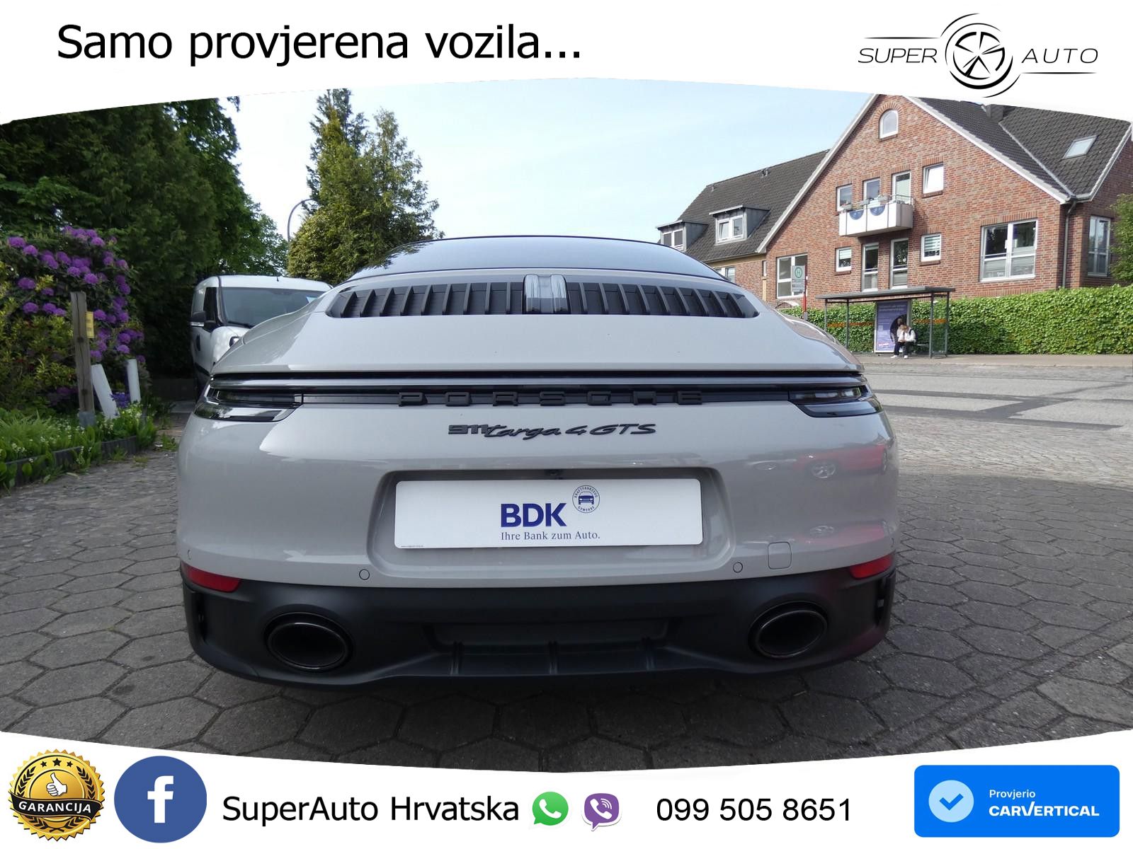 Porsche 911 Targa 4 GTS 3.0 (480 KS) PDK MATRIX+GR SJED+KAM