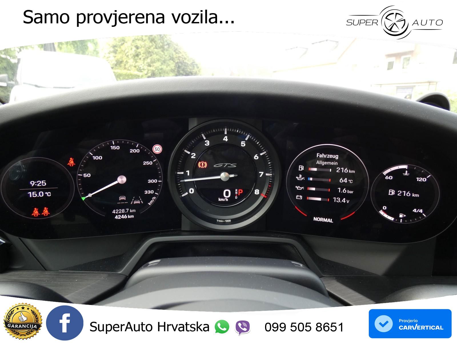 Porsche 911 Targa 4 GTS 3.0 (480 KS) PDK MATRIX+GR SJED+KAM