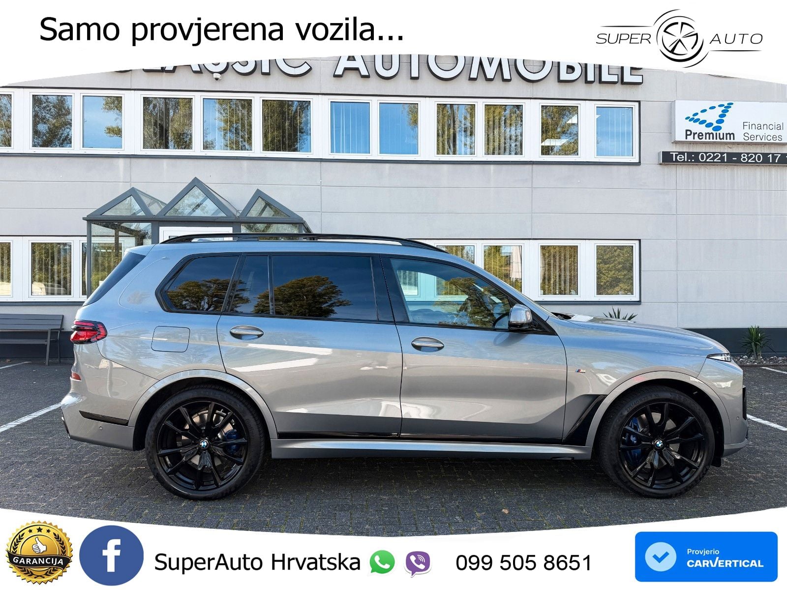 BMW X7 40d (352 KS) xDrive Steptronic M Sport ZRAČNI+ACC+GR SJED+KAM+PANO