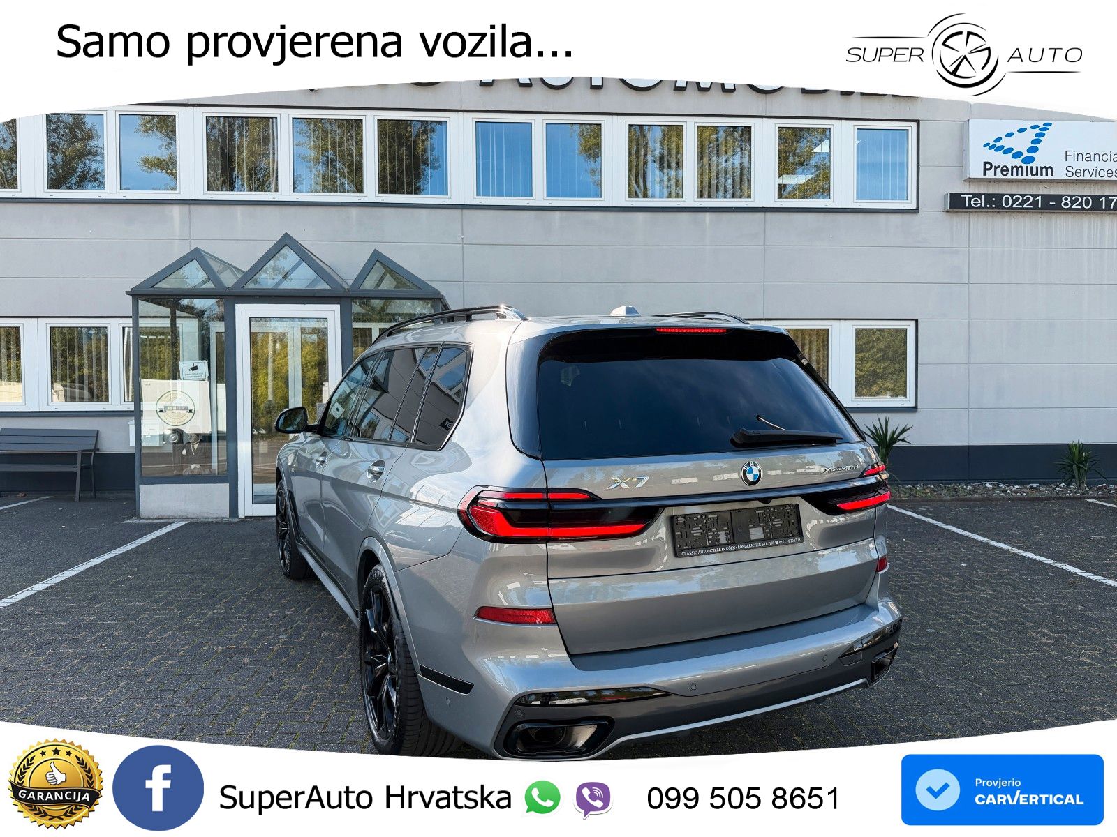BMW X7 40d (352 KS) xDrive Steptronic M Sport ZRAČNI+ACC+GR SJED+KAM+PANO