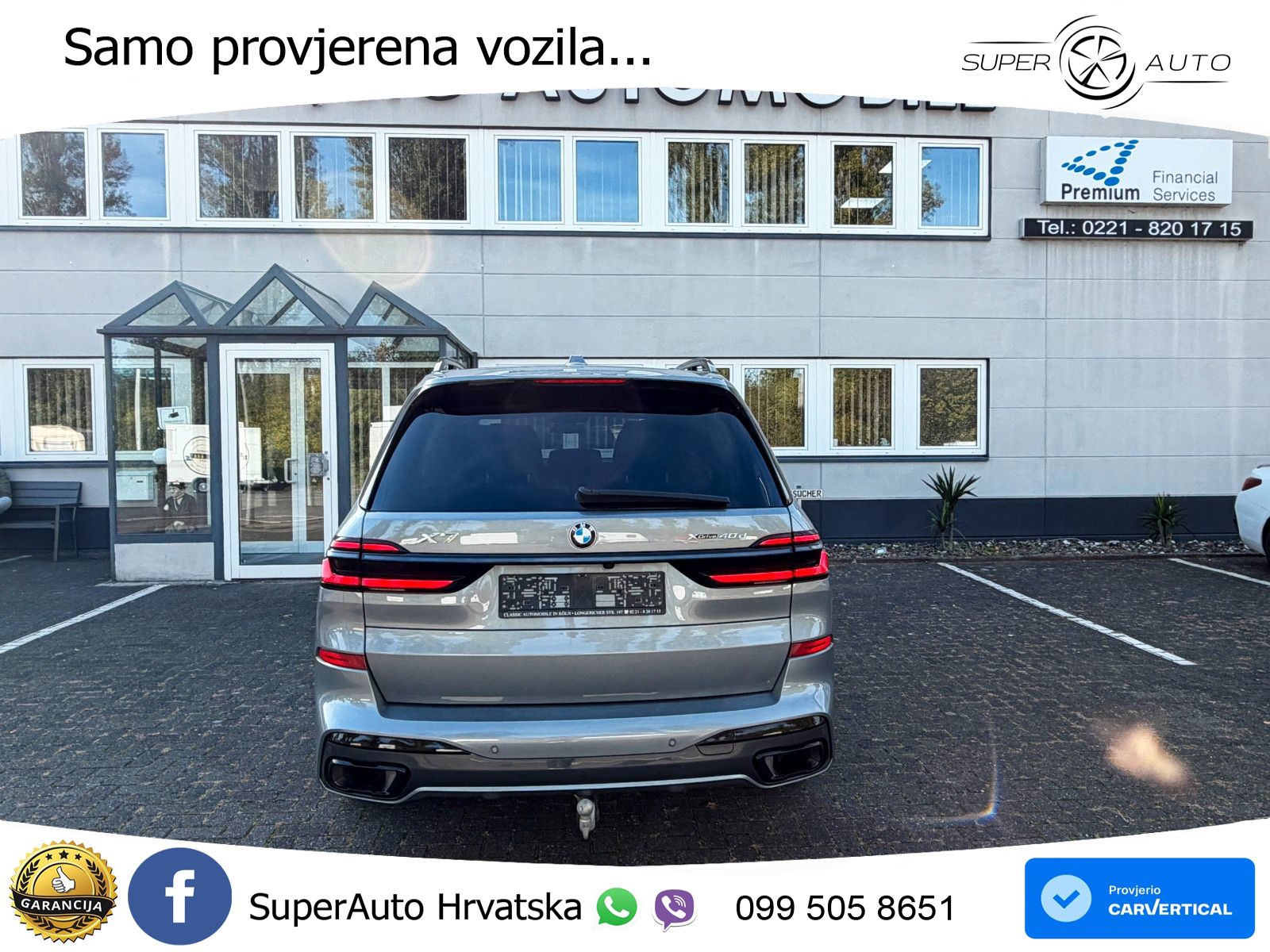 BMW X7 40d (352 KS) xDrive Steptronic M Sport ZRAČNI+ACC+GR SJED+KAM+PANO