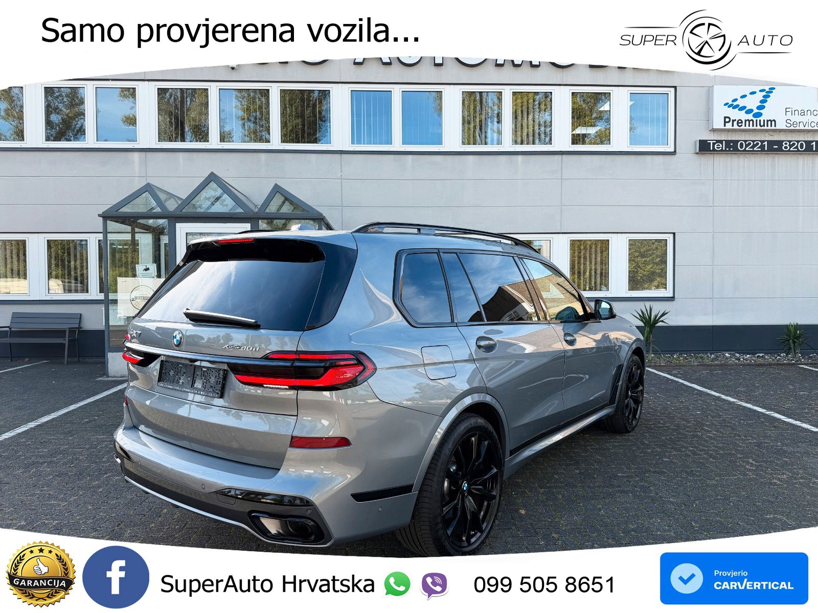 BMW X7 40d (352 KS) xDrive Steptronic M Sport ZRAČNI+ACC+GR SJED+KAM+PANO