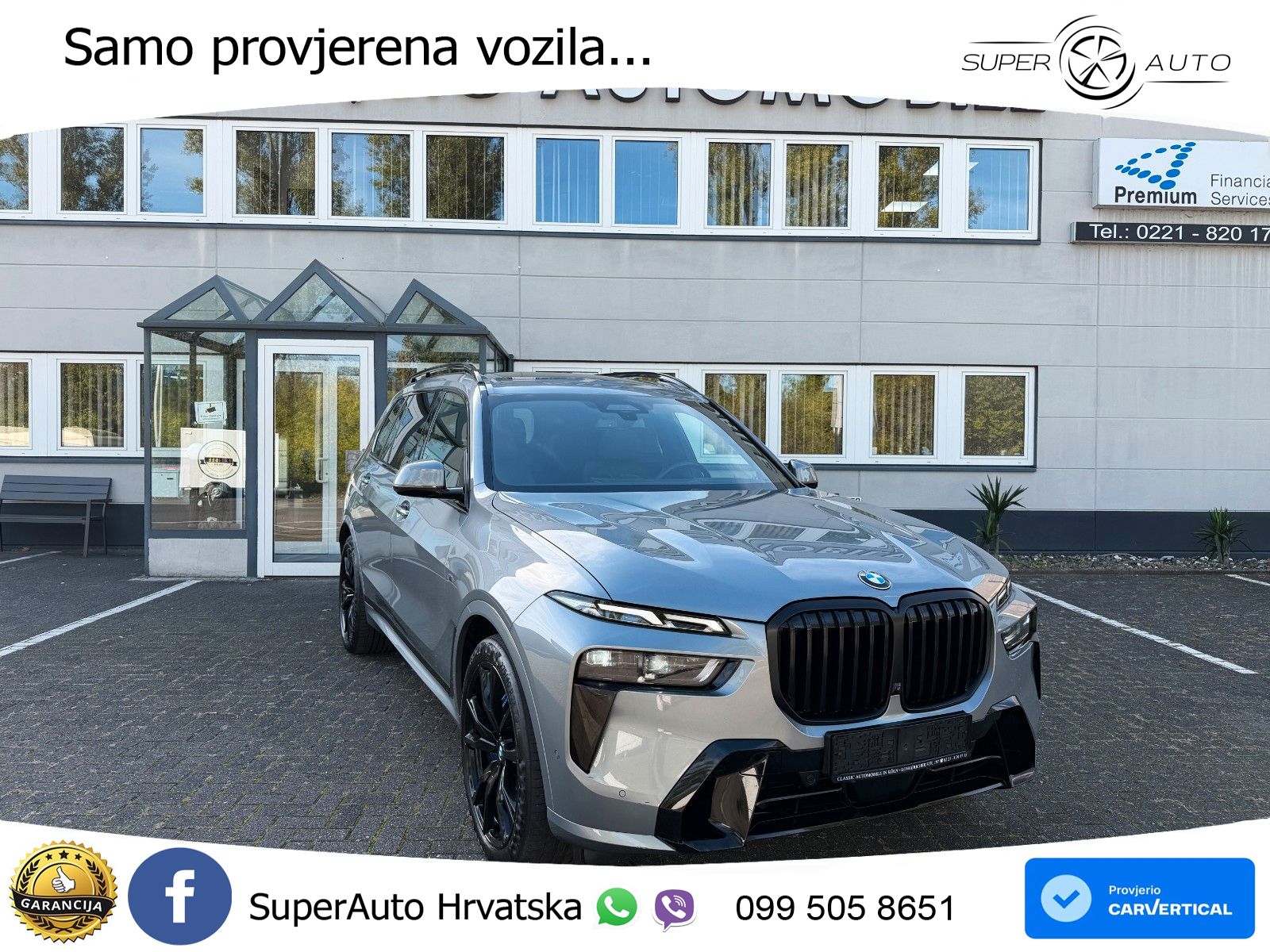 BMW X7 40d (352 KS) xDrive Steptronic M Sport ZRAČNI+ACC+GR SJED+KAM+PANO