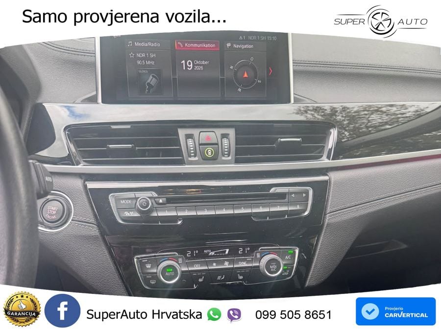 BMW X1 18d (150 KS) Steptronic LED+GR SJED+ACC