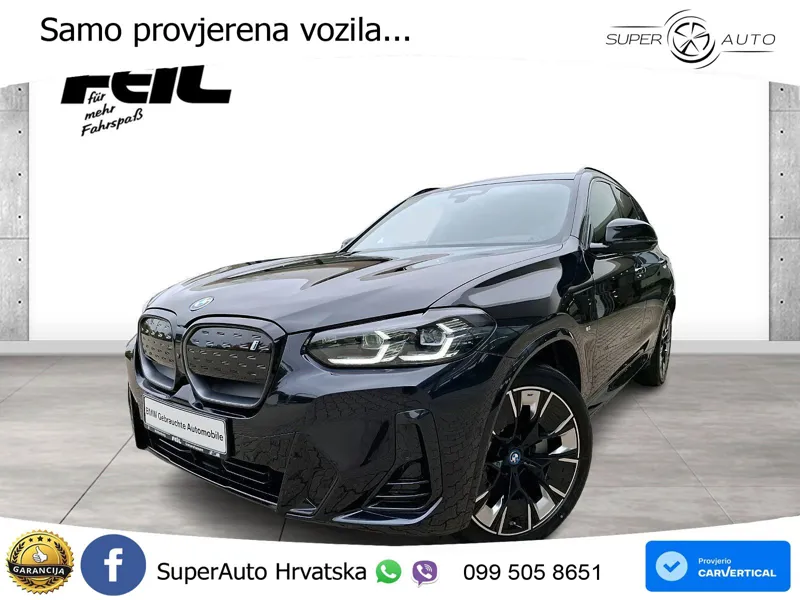 BMW iX3 80 kWh (286 KS) ACC+HEAD+GR SJED+360+PANO