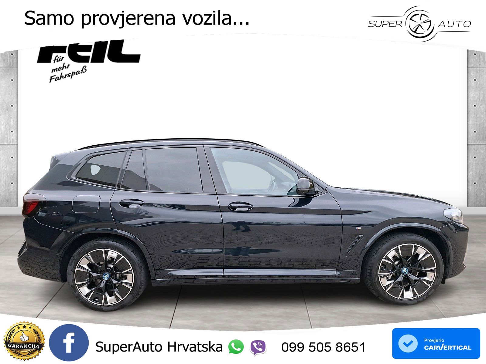 BMW iX3 80 kWh (286 KS) ACC+HEAD+GR SJED+360+PANO