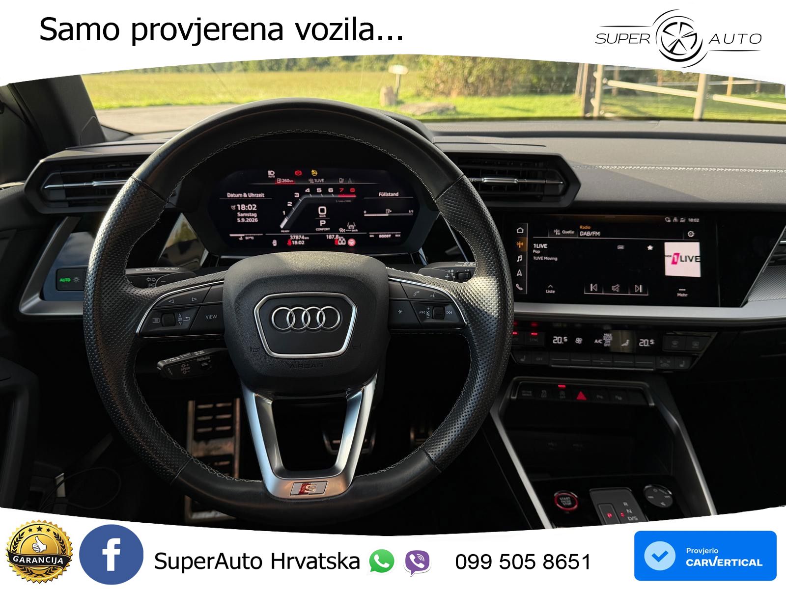 Audi S3 2.0 TFSI (310 KS) quattro S tronic LED+GR SJED+ACC