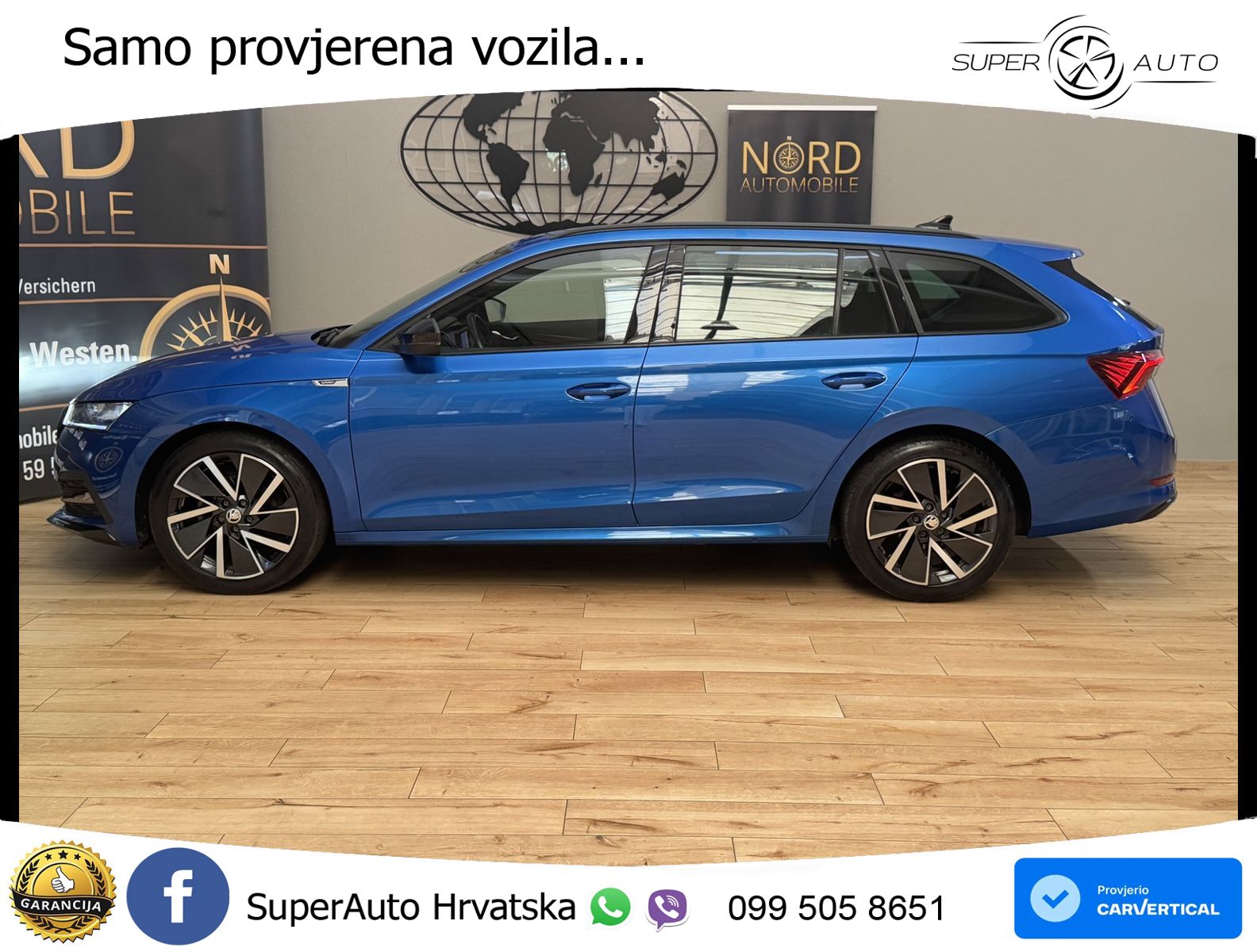 Škoda Octavia Combi 2.0 TDI (150 KS) DSG SportLine LED+GR SJED+ACC