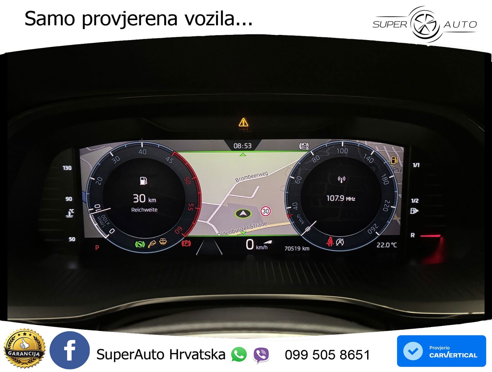 Škoda Octavia Combi 2.0 TDI (150 KS) DSG SportLine LED+GR SJED+ACC