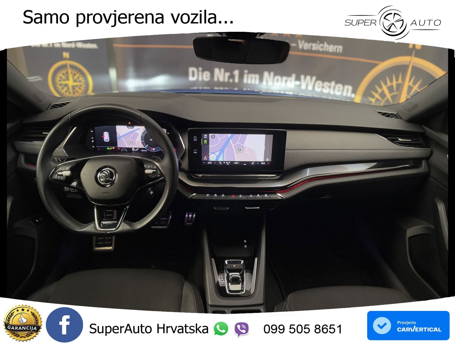Škoda Octavia Combi 2.0 TDI (150 KS) DSG SportLine LED+GR SJED+ACC