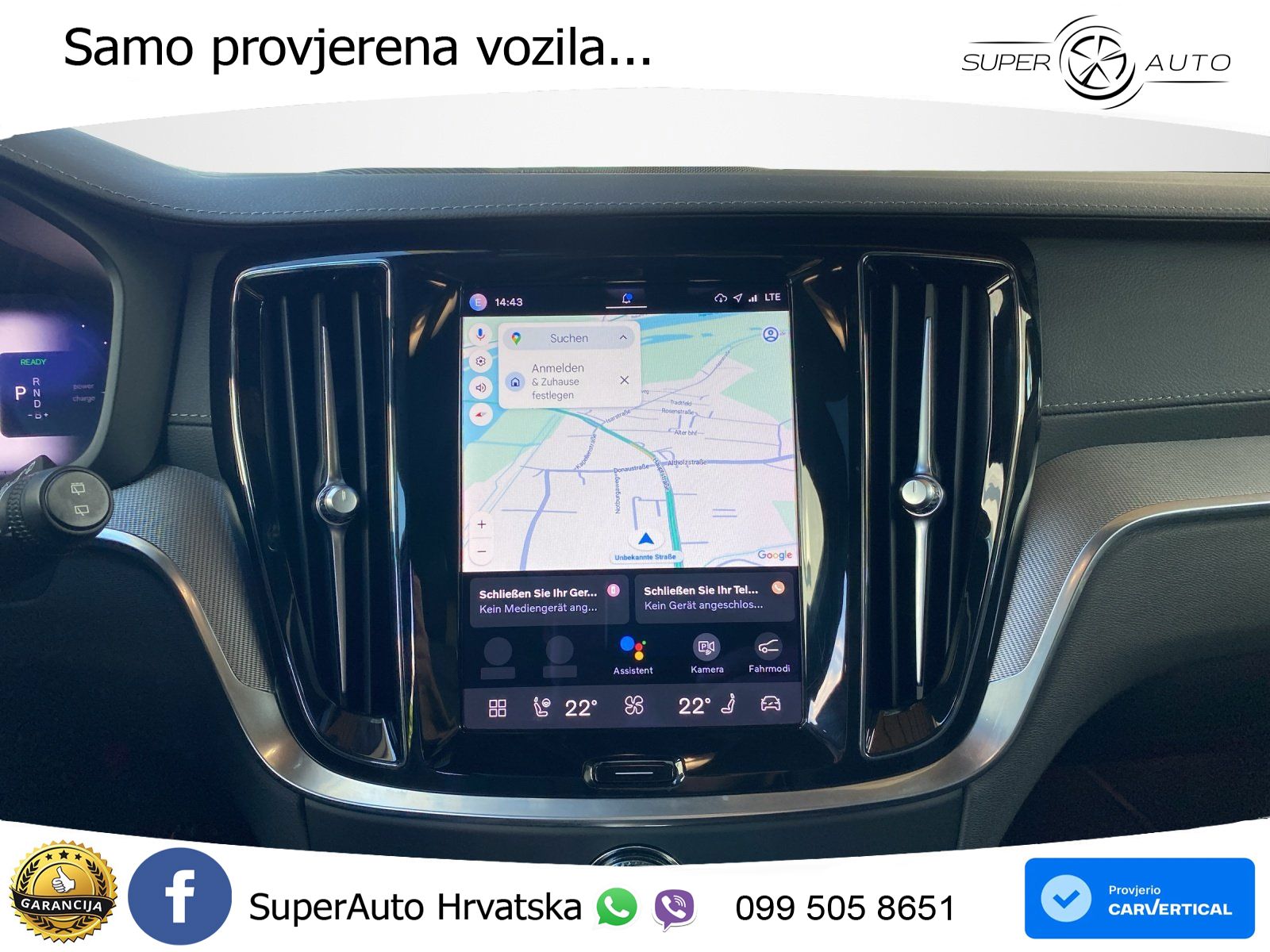 Volvo V60 2.0 T8 AWD Geartronic LED+GR SJED+ACC