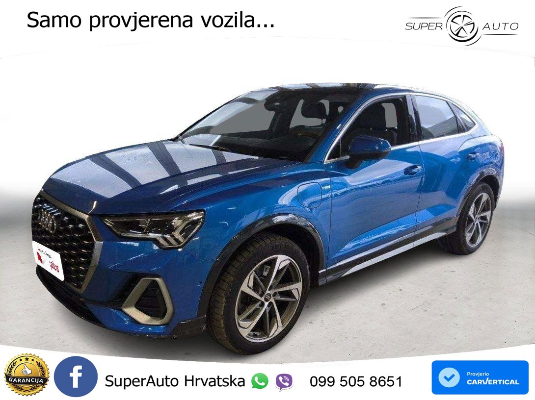 Audi Q3 Sportback 45 TFSIe (245 KS) S tronic S line LED+GR SJED+ACC