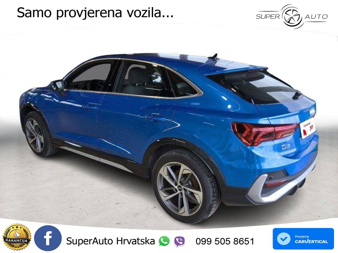 Audi Q3 Sportback 45 TFSIe (245 KS) S tronic S line LED+GR SJED+ACC