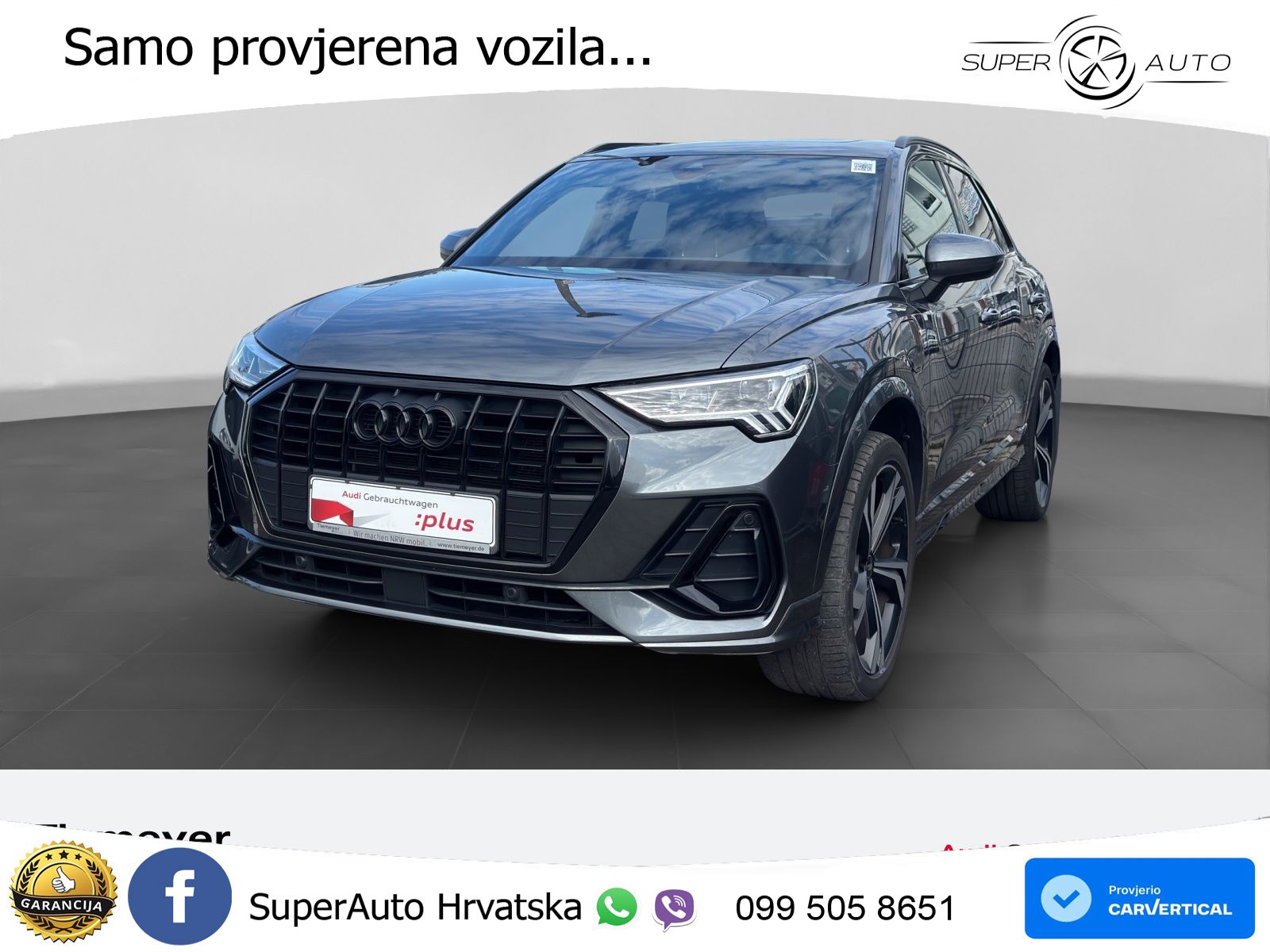 Audi Q3 45 TFSIe (245 KS) S tronic 2x S line LED+GR SJED+ACC