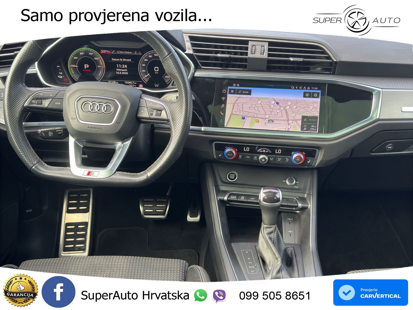 Audi Q3 45 TFSIe (245 KS) S tronic 2x S line LED+GR SJED+ACC