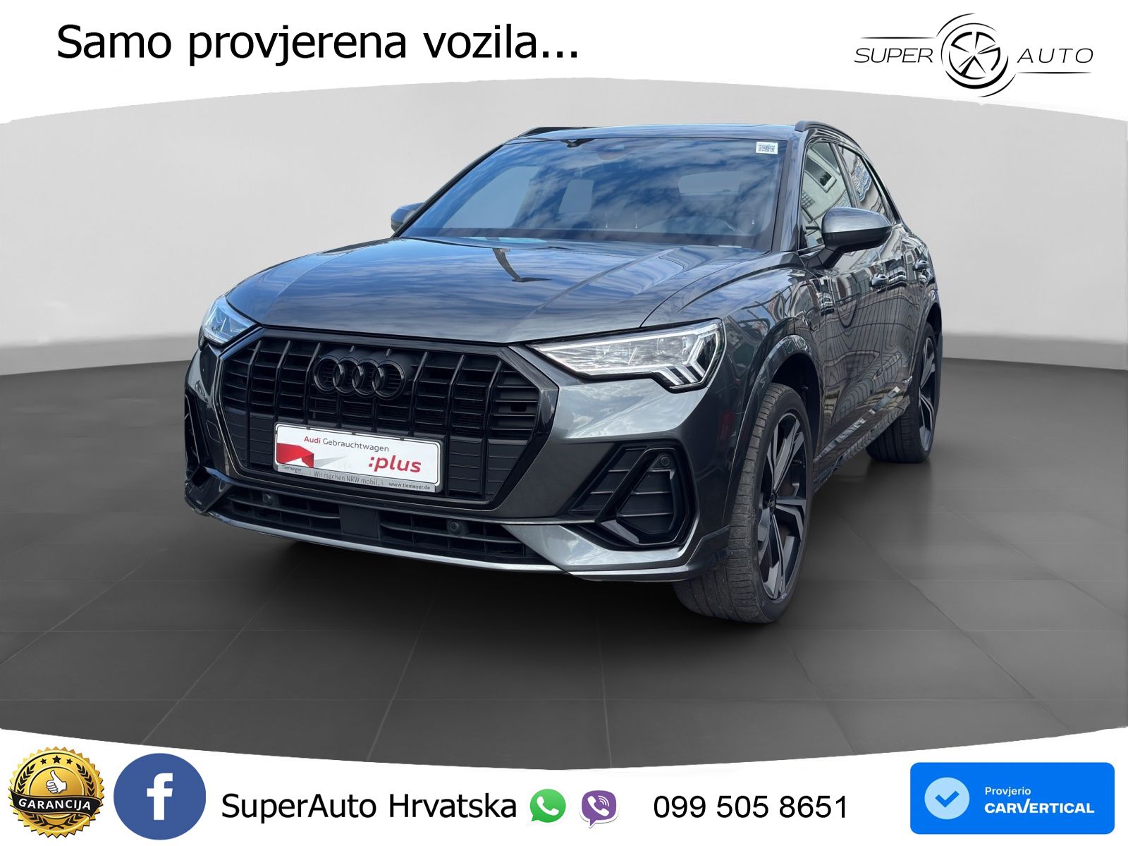 Audi Q3 45 TFSIe (245 KS) S tronic 2x S line LED+GR SJED+ACC