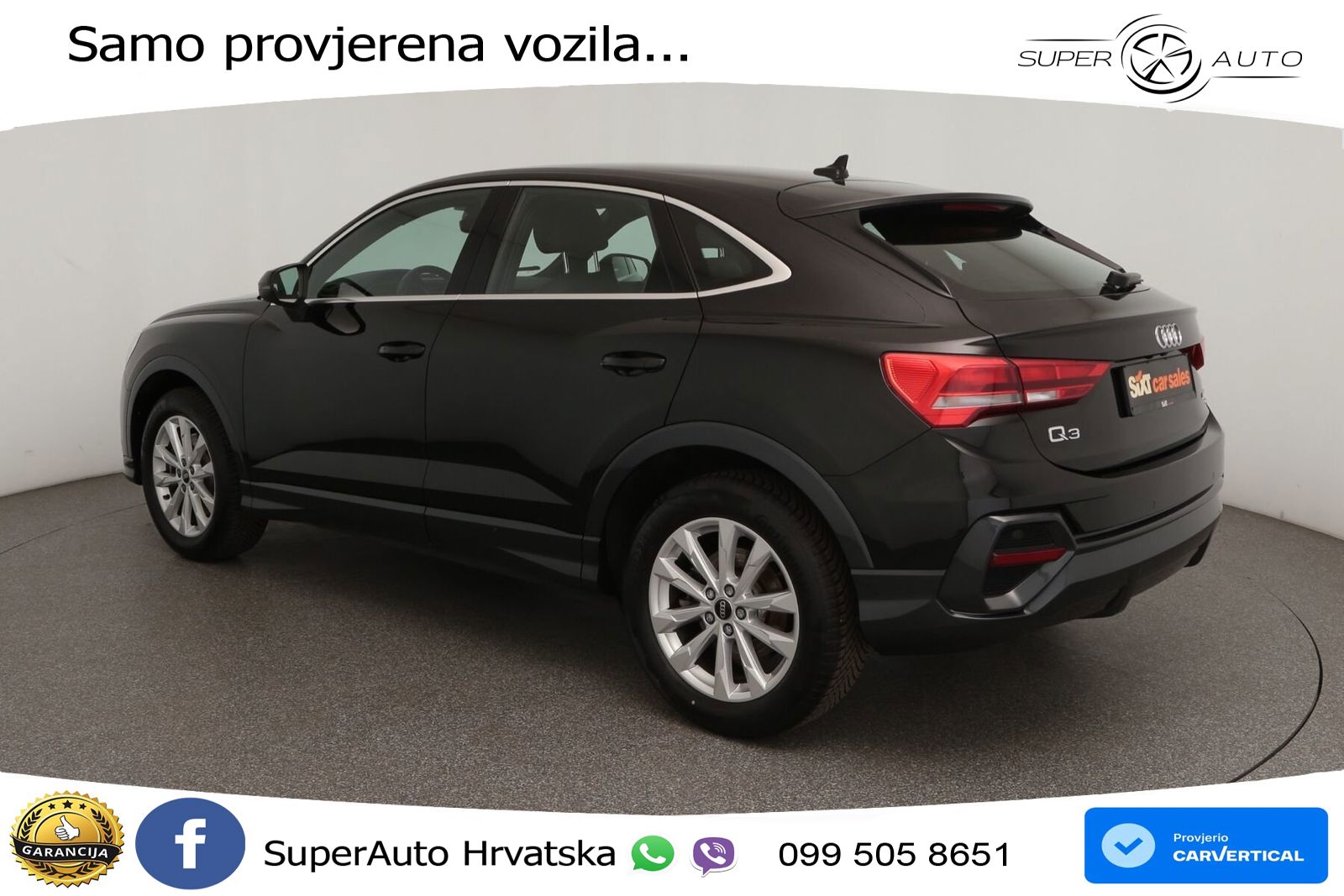 Audi Q3 II Sportback 40 TFSI (190 KS) quattro S tronic LED+GR SJED+ACC