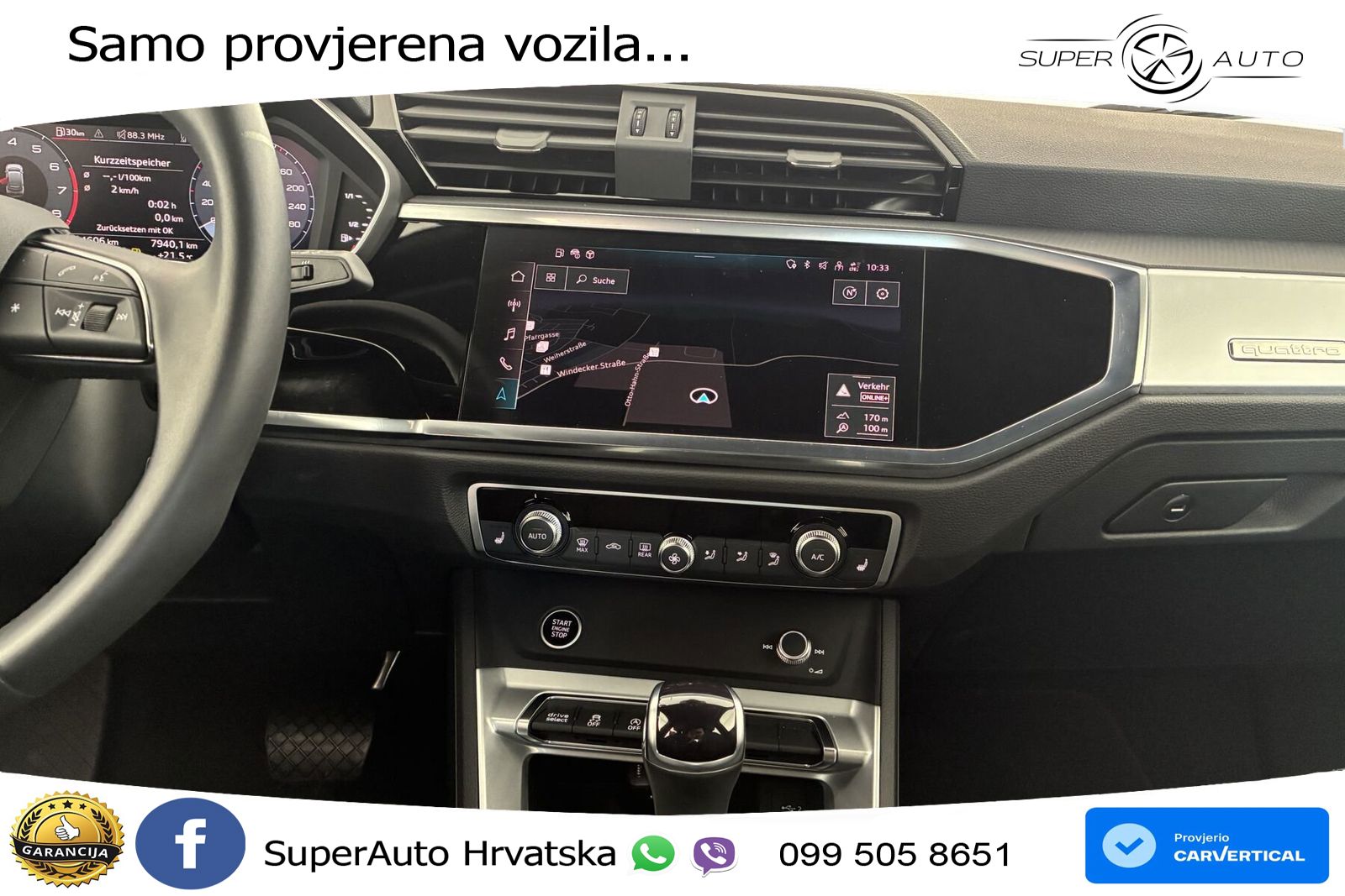 Audi Q3 II Sportback 40 TFSI (190 KS) quattro S tronic LED+GR SJED+ACC