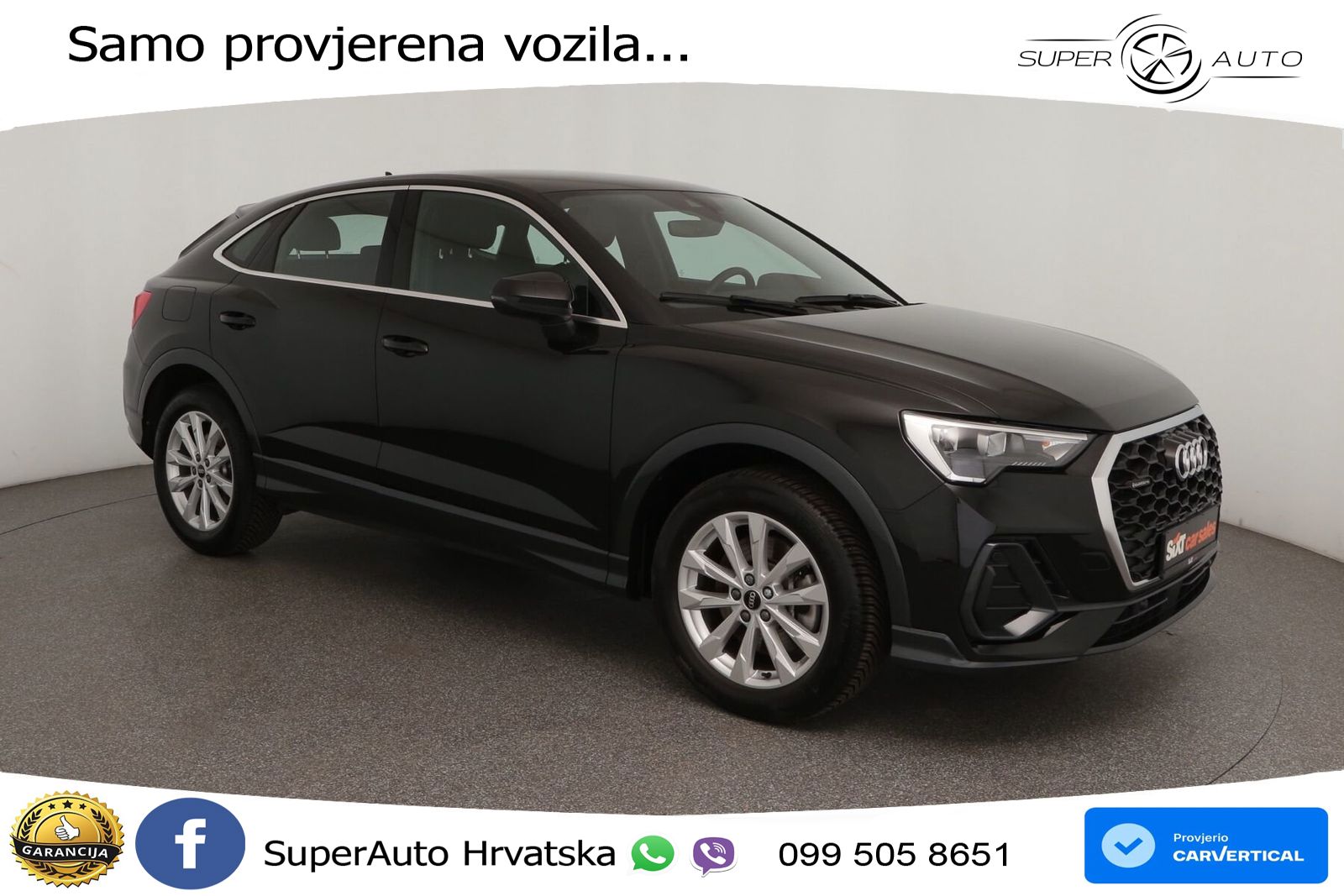 Audi Q3 II Sportback 40 TFSI (190 KS) quattro S tronic LED+GR SJED+ACC