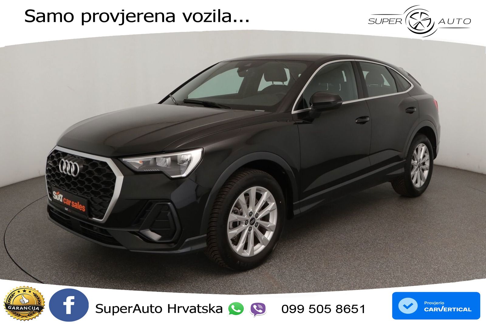 Audi Q3 II Sportback 40 TFSI (190 KS) quattro S tronic LED+GR SJED+ACC