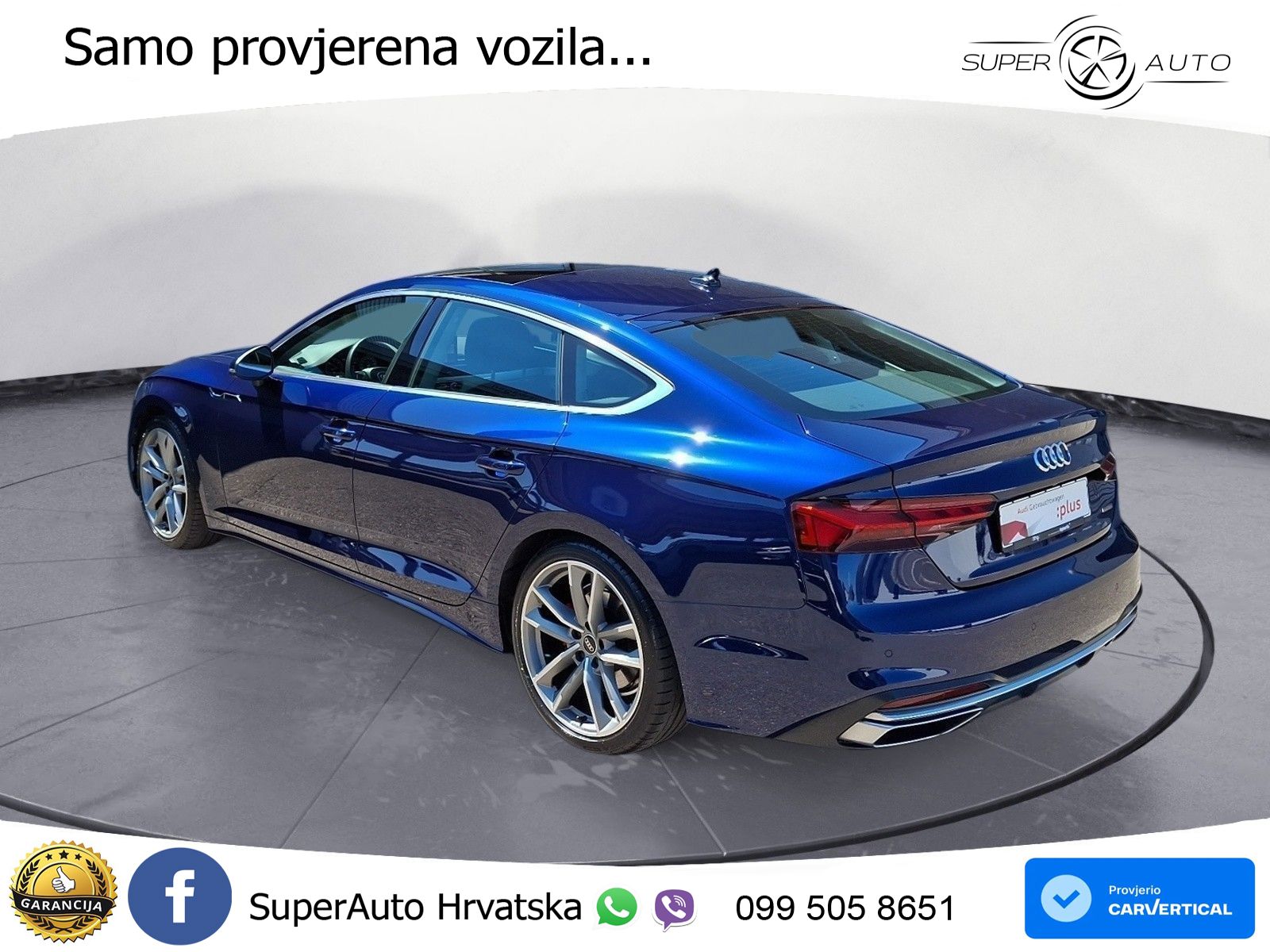 Audi A5 Sportback 40 TDI (204 KS) quattro S tronic advanced MATRIX+GR SJED+KAM