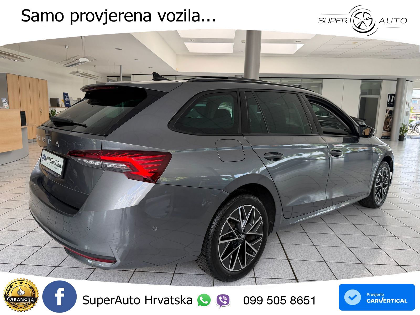 Škoda Octavia Combi 2.0 TDI (150 KS) DSG LED+GR SJED+ACC