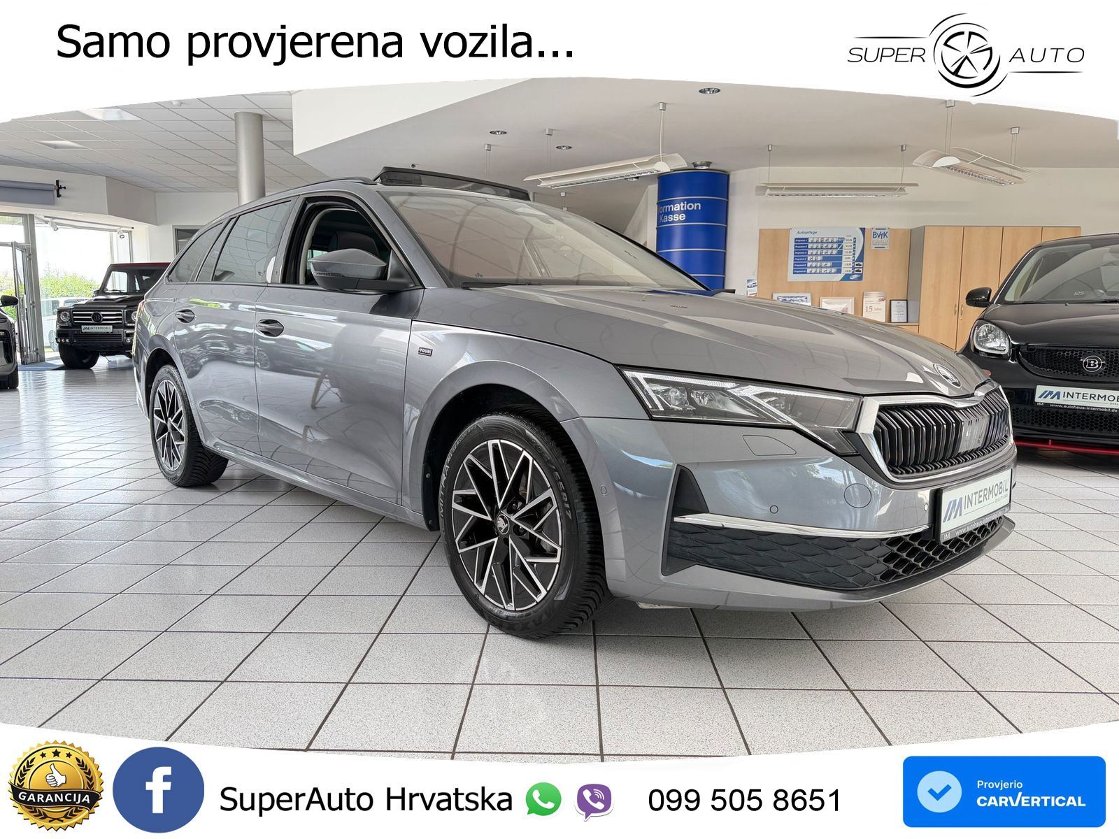 Škoda Octavia Combi 2.0 TDI (150 KS) DSG LED+GR SJED+ACC