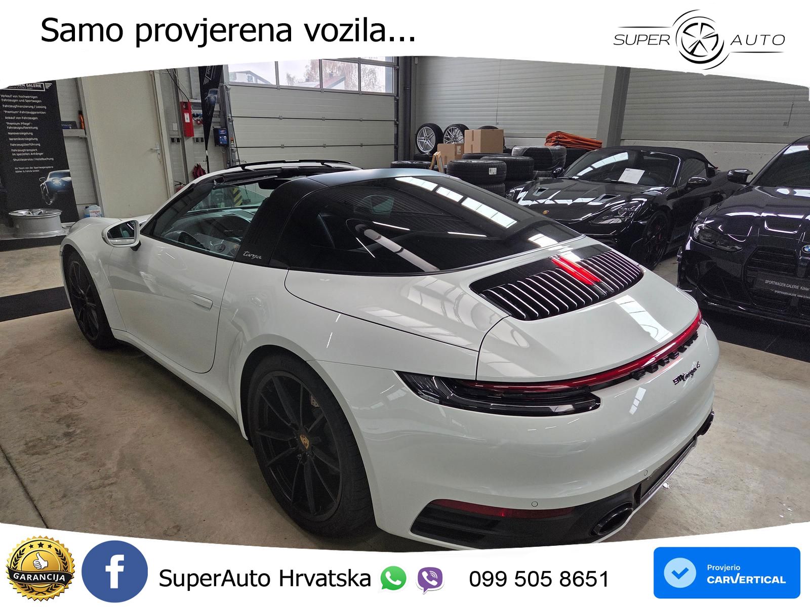 Porsche 911 Targa 4 3.0 (385 KS) PDK LED+GR SJED+ACC
