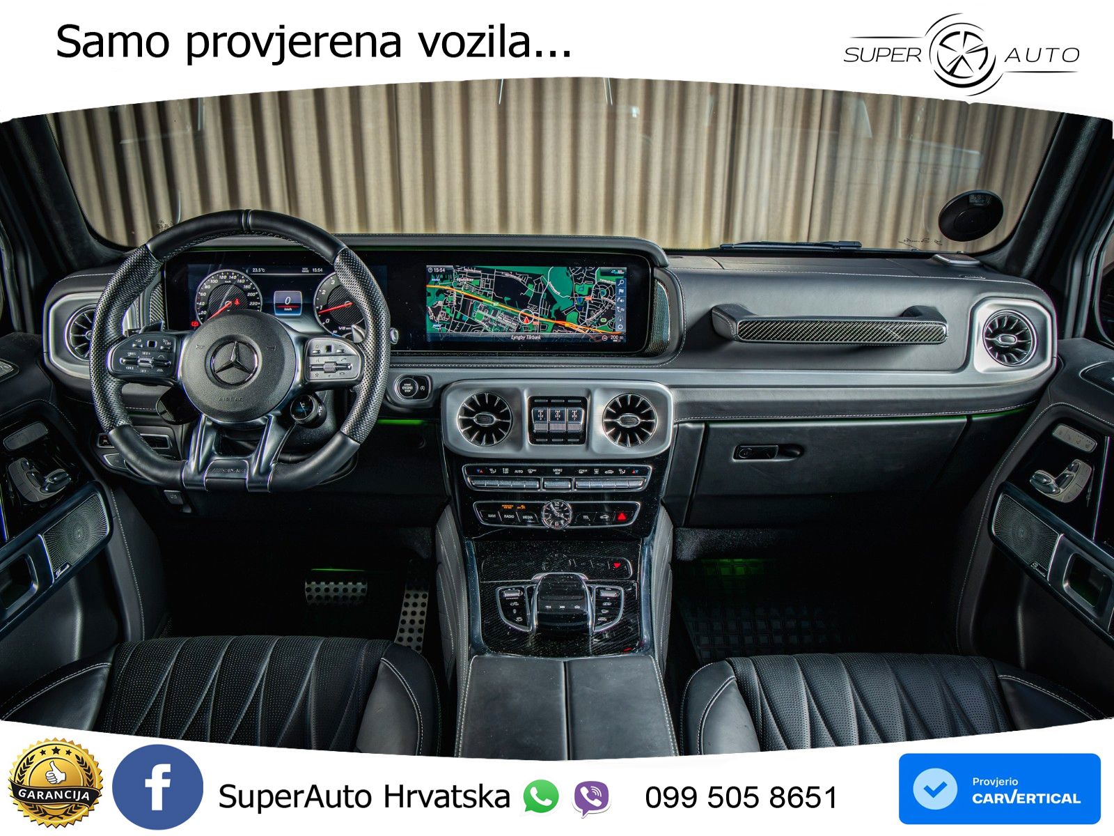 Mercedes AMG G 63 Long V8 (585 KS) 4MATIC 9G-TRONIC AMG SPEEDSHIFT PLUS Manufaktur LED+GR SJED+ACC