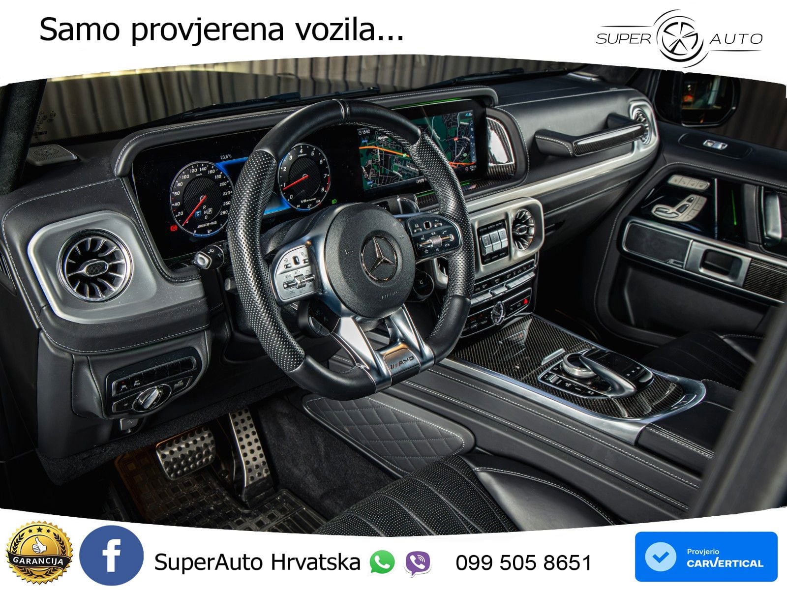 Mercedes AMG G 63 Long V8 (585 KS) 4MATIC 9G-TRONIC AMG SPEEDSHIFT PLUS Manufaktur LED+GR SJED+ACC