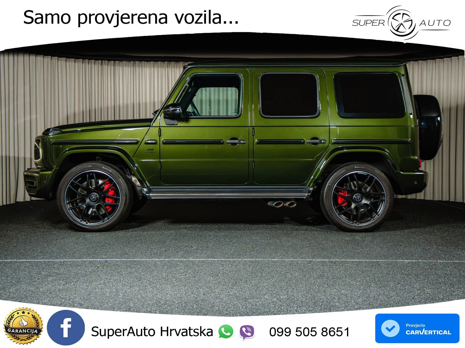 Mercedes AMG G 63 Long V8 (585 KS) 4MATIC 9G-TRONIC AMG SPEEDSHIFT PLUS Manufaktur LED+GR SJED+ACC