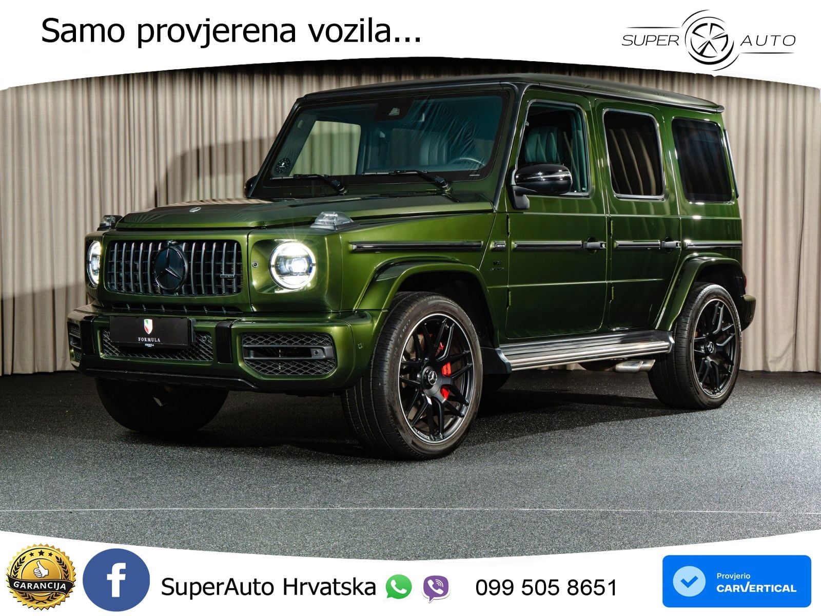 Mercedes AMG G 63 Long V8 (585 KS) 4MATIC 9G-TRONIC AMG SPEEDSHIFT PLUS Manufaktur LED+GR SJED+ACC