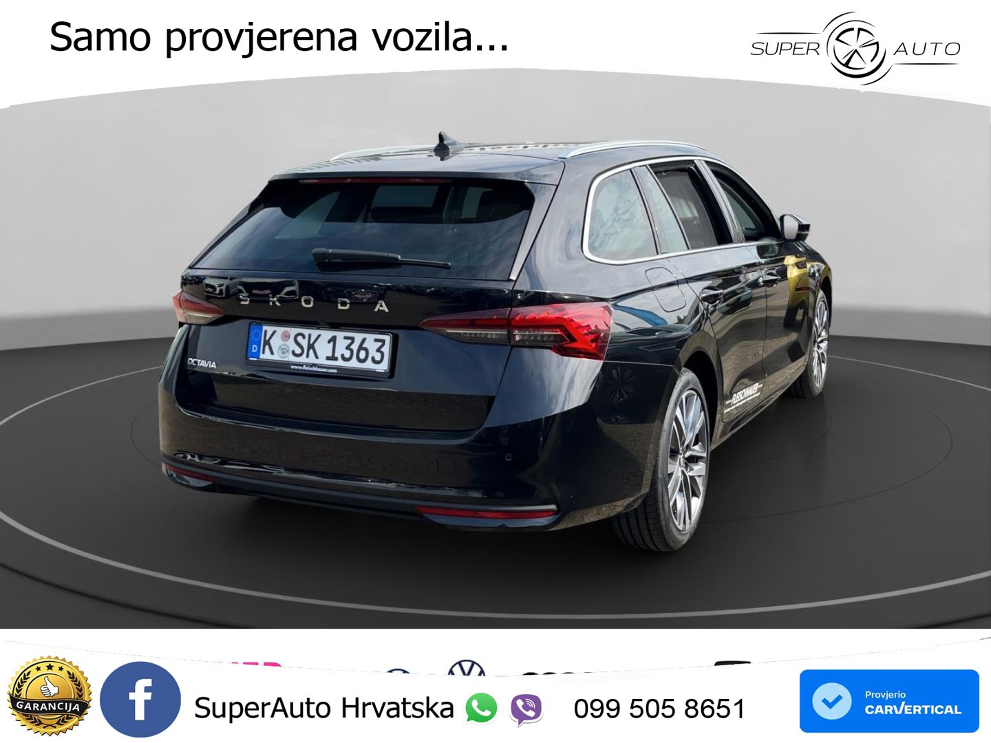 Škoda Octavia Combi 2.0 TDI (150 KS) DSG Selection LED+GR SJED+ACC