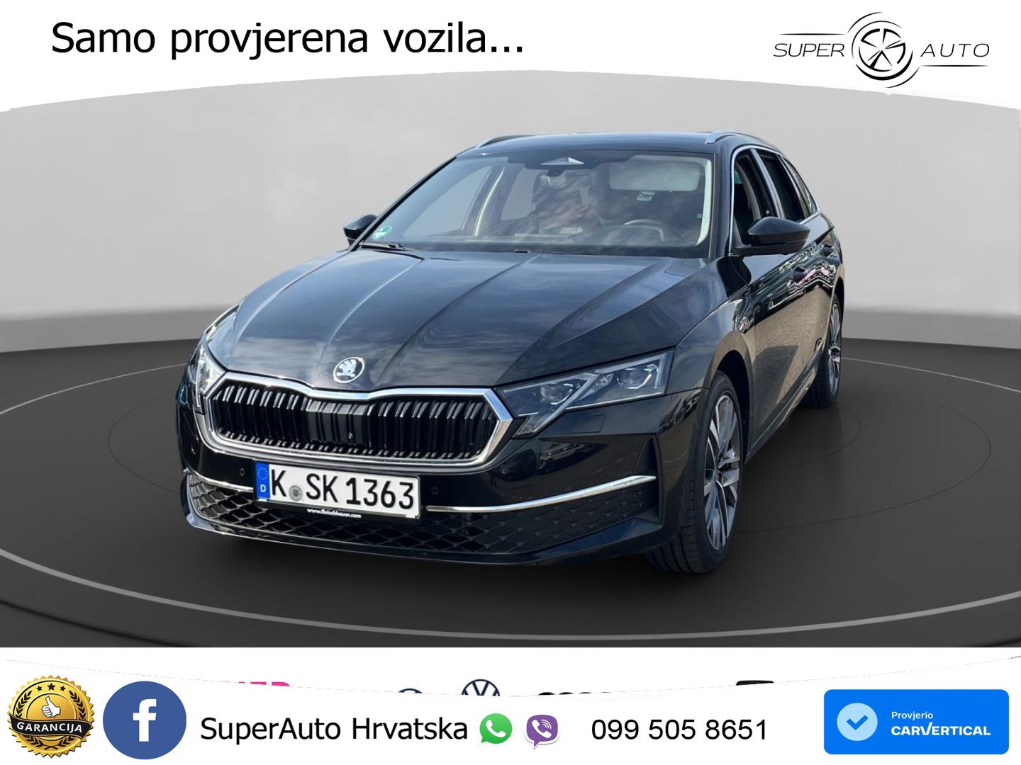 Škoda Octavia Combi 2.0 TDI (150 KS) DSG Selection LED+GR SJED+ACC