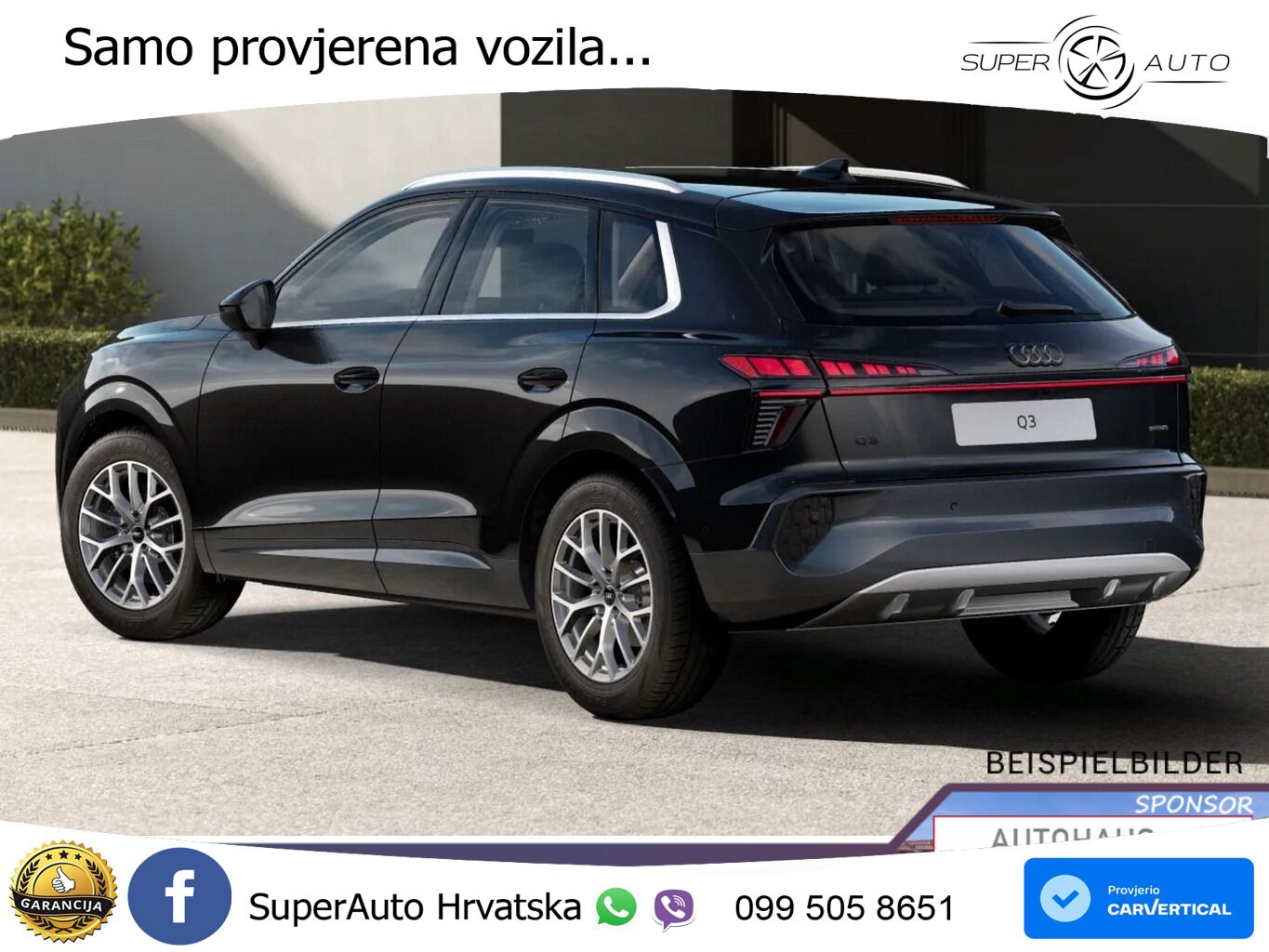 Audi Q3 2.0 TDI (193 KS) quattro S tronic LED+GR SJED+ACC