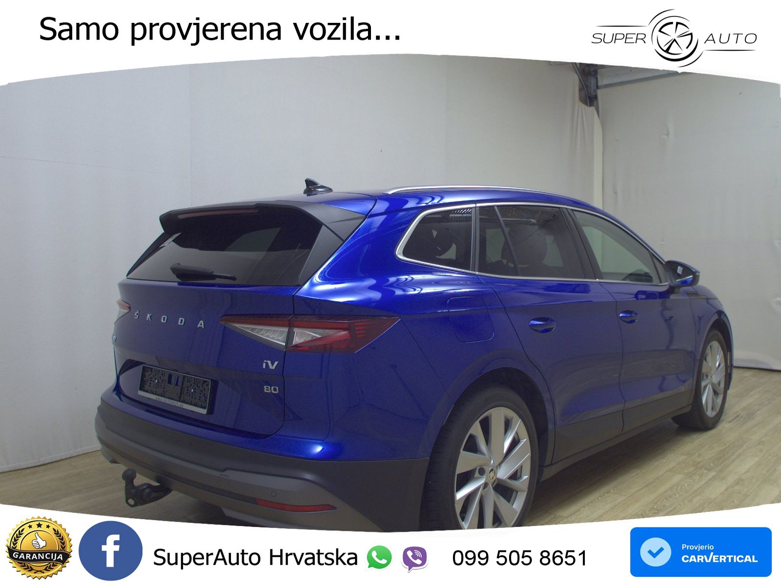 Škoda Enyaq iV 80 82 kWh (204 KS) Suite LED+GR SJED+ACC