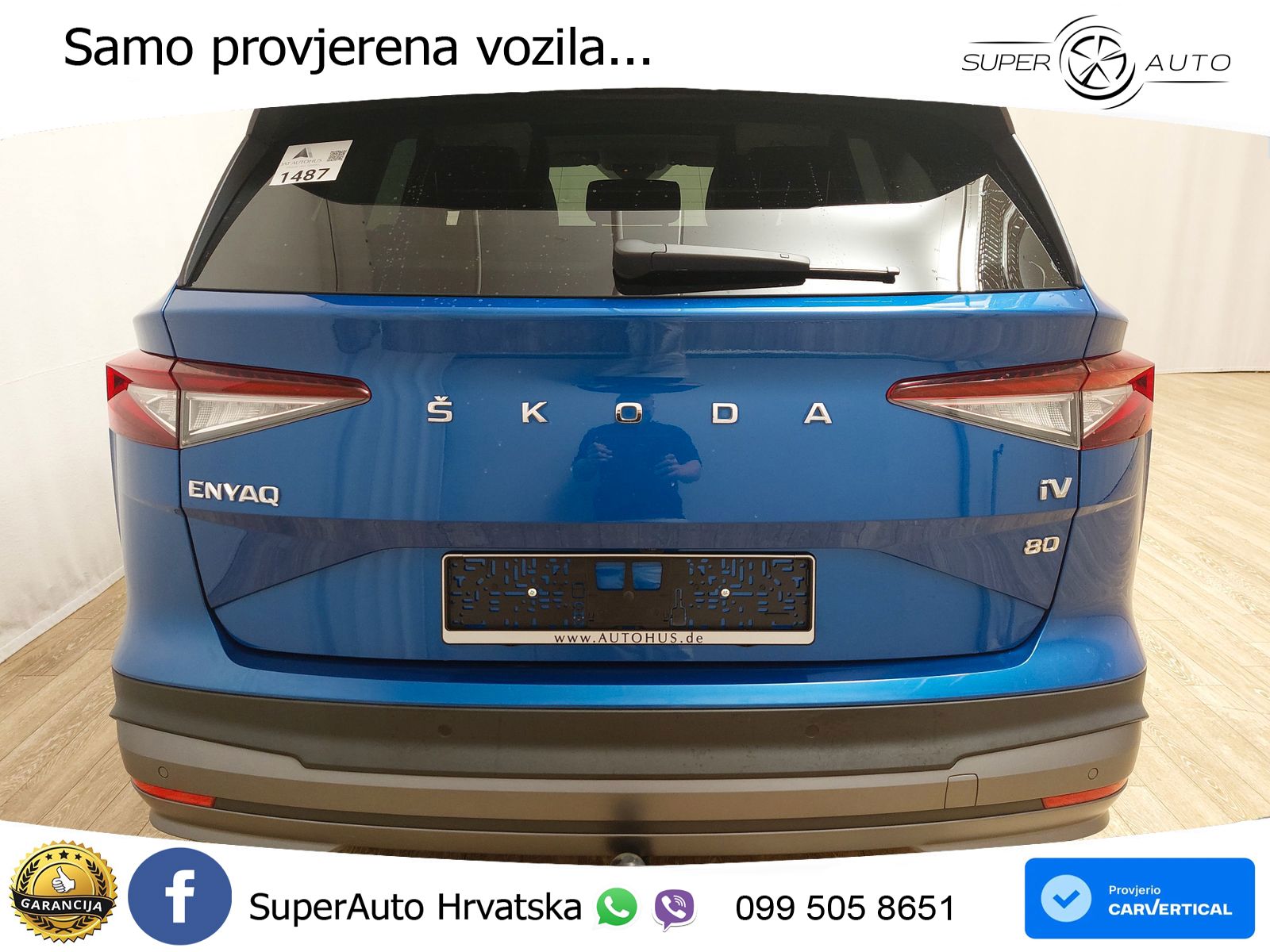Škoda Enyaq iV 80 82 kWh (204 KS) Suite LED+GR SJED+ACC