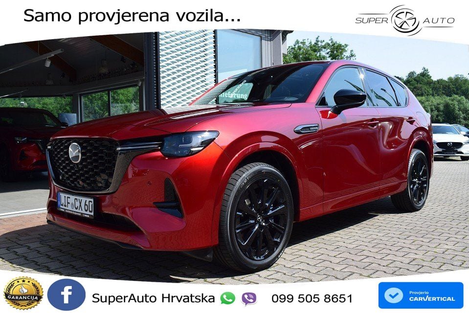 Mazda CX-60 3.3 e-Skyactiv D (254 KS) AWD Automatic MATRIX+GR SJED+KAM