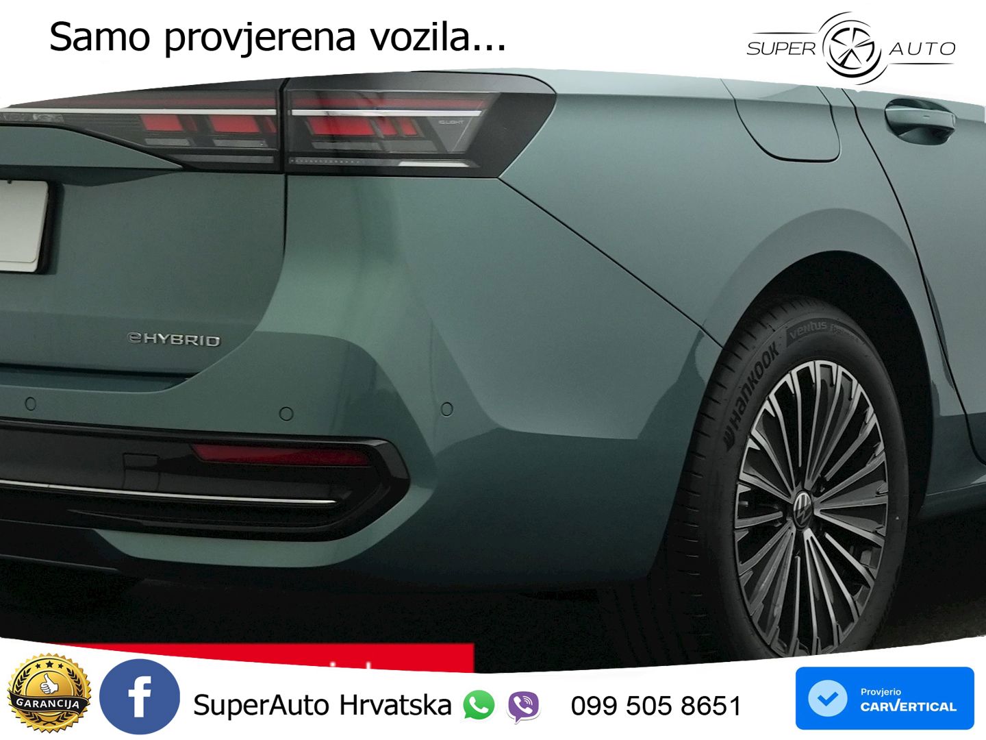 Volkswagen Passat Variant 1.5 TSI (204 KS) eHybrid DSG Elegance LED+GR SJED+ACC