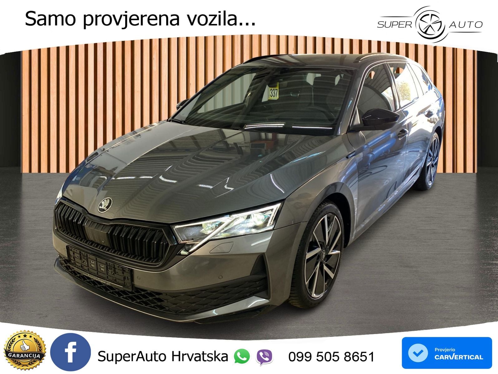 Škoda Octavia Combi 1.5 TSI (150 KS) DSG SportLine LED+GR SJED+ACC