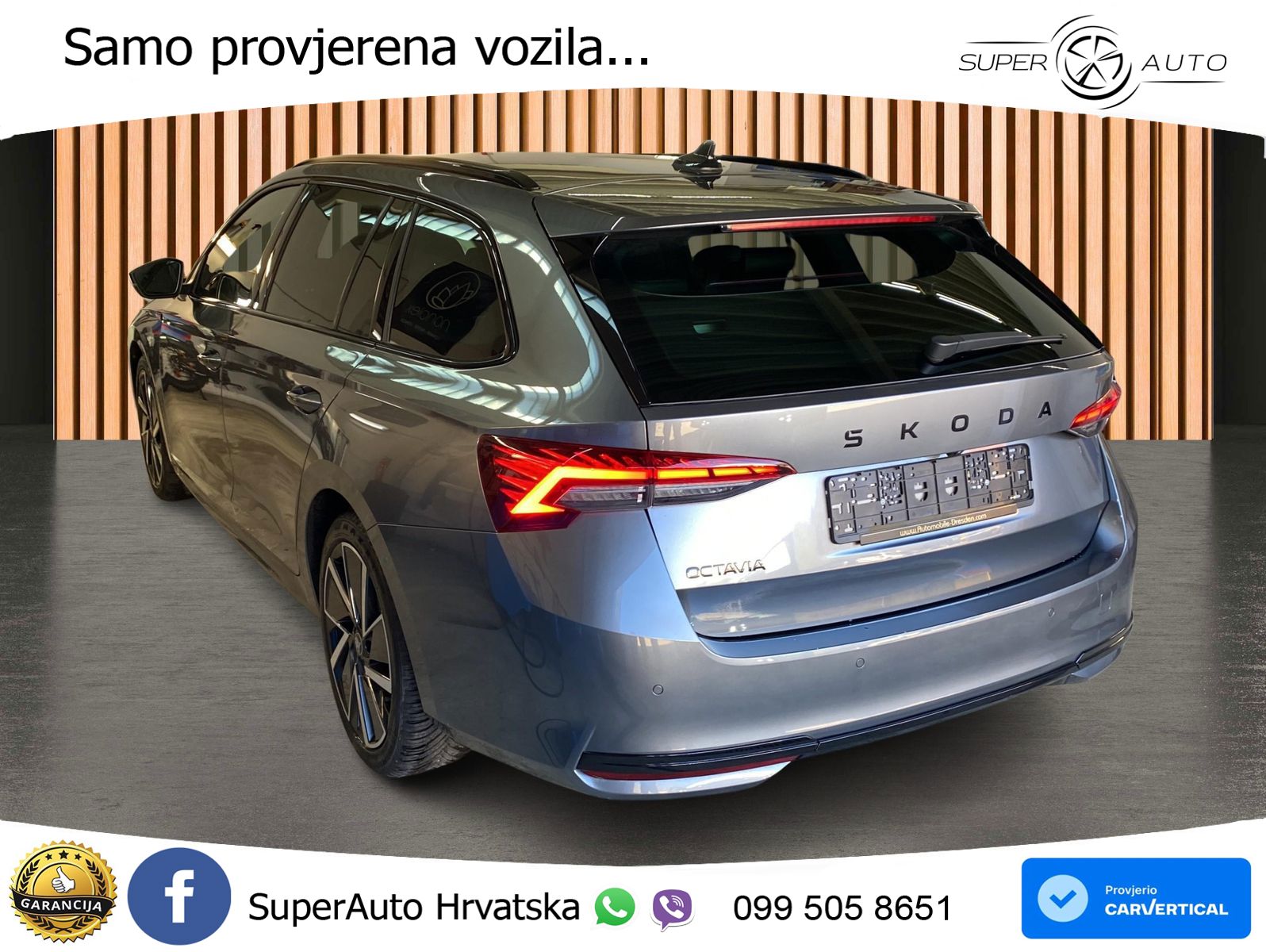 Škoda Octavia Combi 1.5 TSI (150 KS) DSG SportLine LED+GR SJED+ACC
