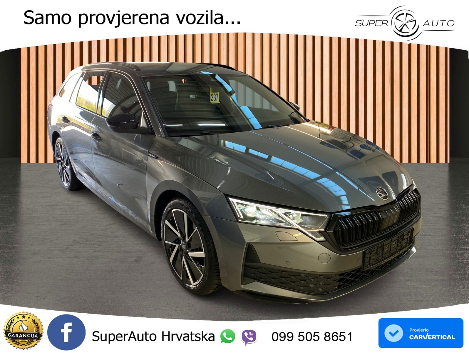 Škoda Octavia Combi 1.5 TSI (150 KS) DSG SportLine LED+GR SJED+ACC
