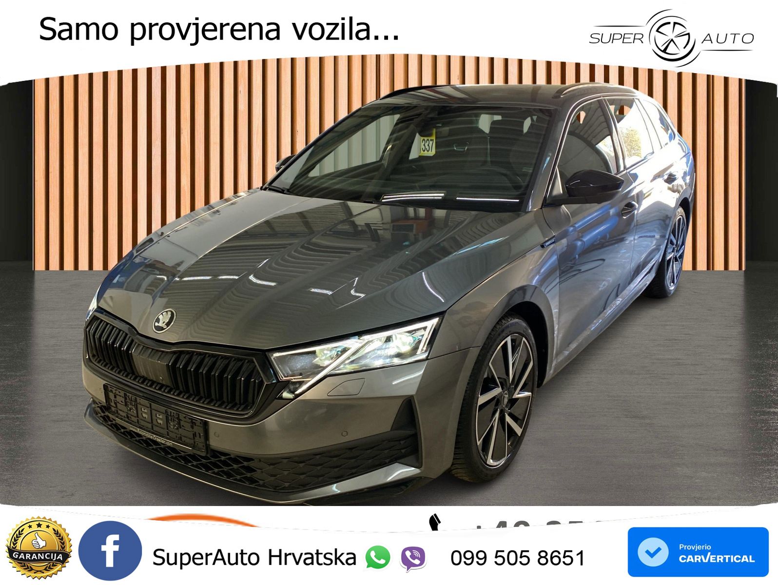Škoda Octavia Combi 1.5 TSI (150 KS) DSG SportLine LED+GR SJED+ACC