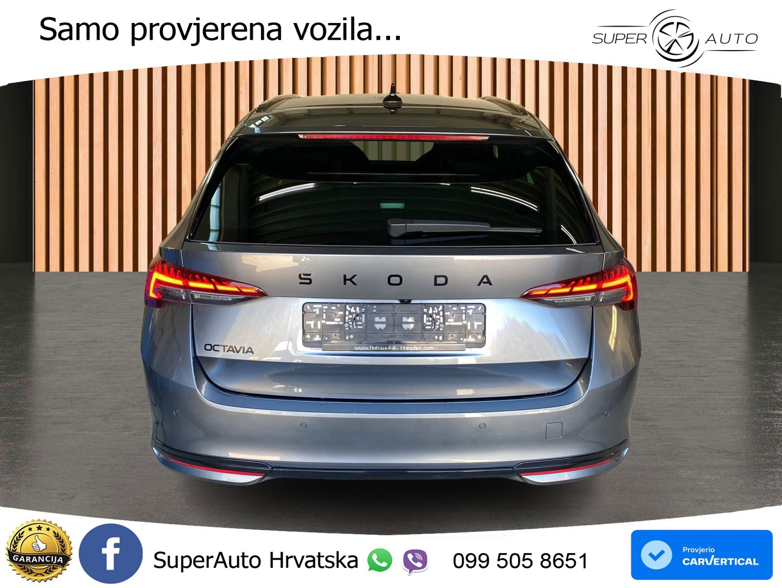 Škoda Octavia Combi 1.5 TSI (150 KS) DSG SportLine LED+GR SJED+ACC