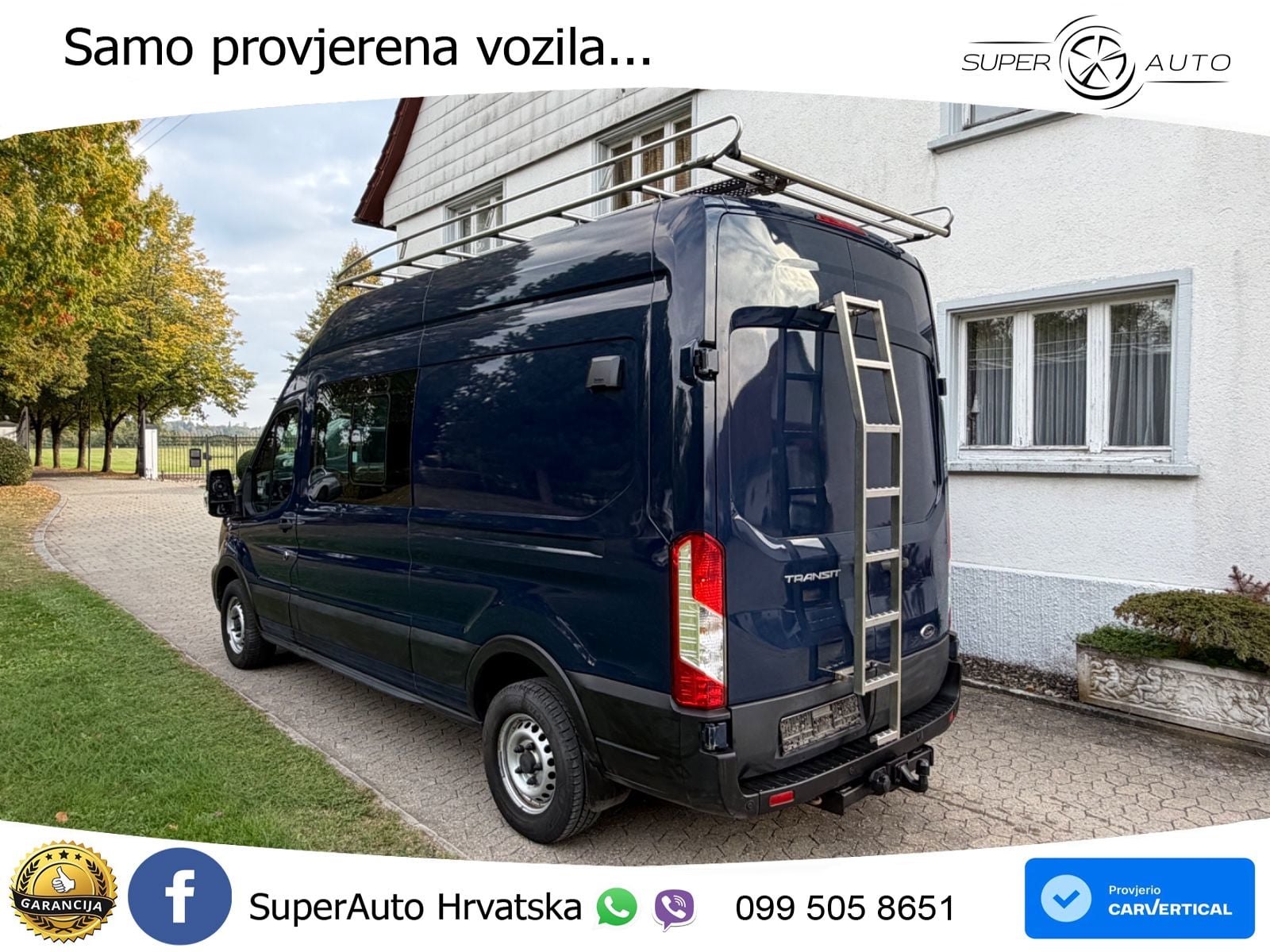 Ford Transit Kasten 350 L3H3 DOKA 7 SITZER AHK PDC 170 KS